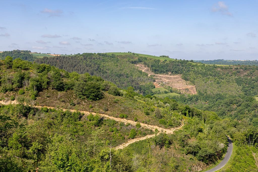 Uitzicht langs wandelroute Seintier de deux Puechs