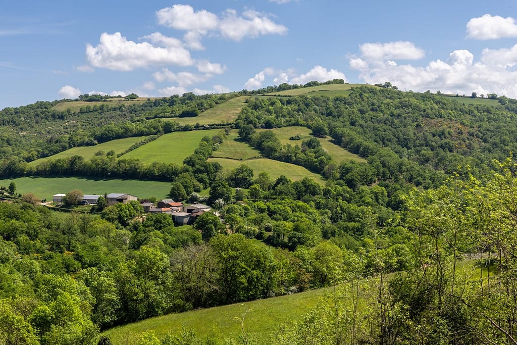 Uitzicht langs wandelroute Seintier de deux Puechs