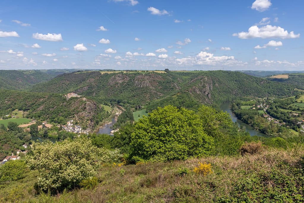 Uitzicht op de Vallée du Tarn