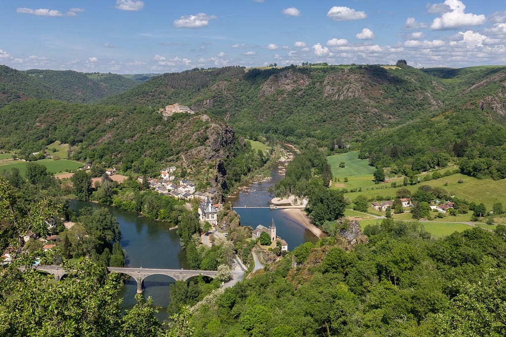 Uitzicht op de Vallée du Tarn