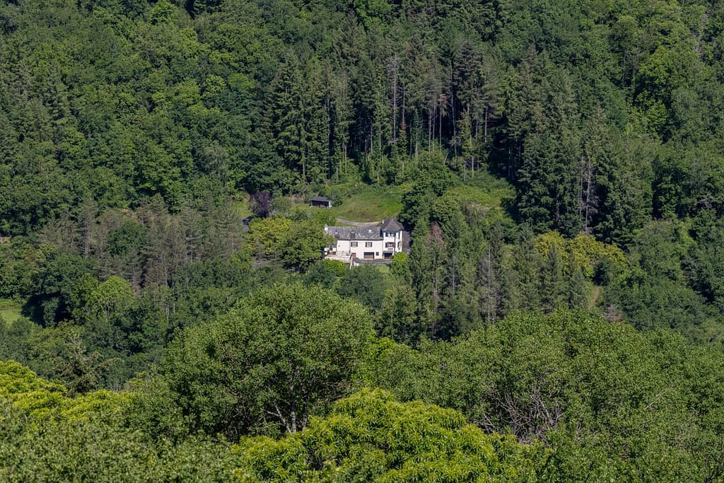 Uitzicht langs wandelroute Roc de Miramont - Castelpers