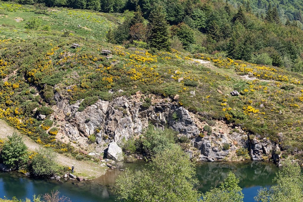 Uitzicht langs wandelroute naar Étang d'Appy