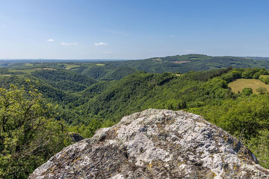 Uitzicht langs wandelroute Roc de Miramont - Castelpers
