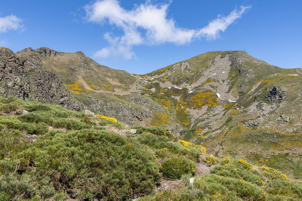 Uitzicht langs wandelroute naar Étang d'Appy