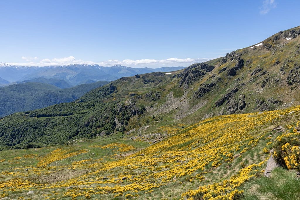 Uitzicht langs wandelroute naar Étang d'Appy
