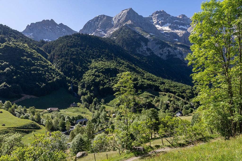 Uitzicht wandeling naar Cirque de Gavarnie