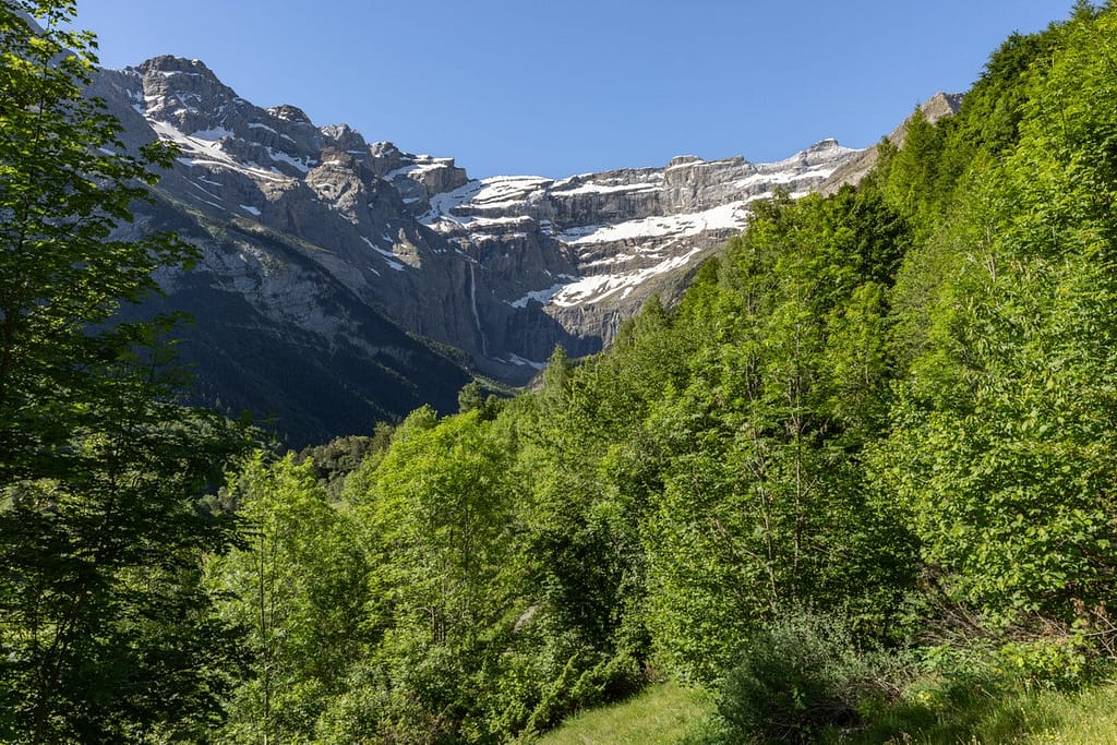 Uitzicht wandeling naar Cirque de Gavarnie