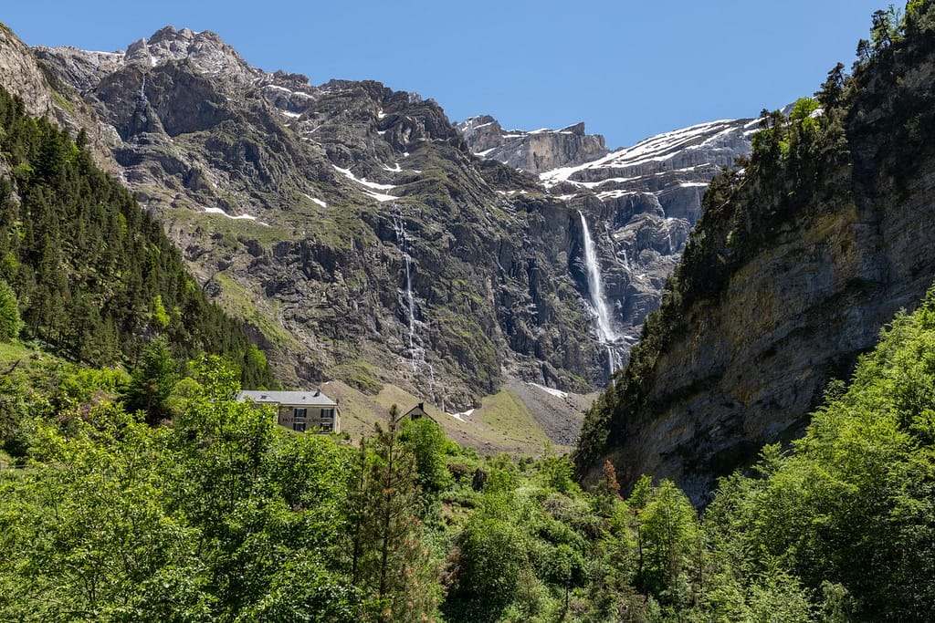 Uitzicht wandeling naar Cirque de Gavarnie