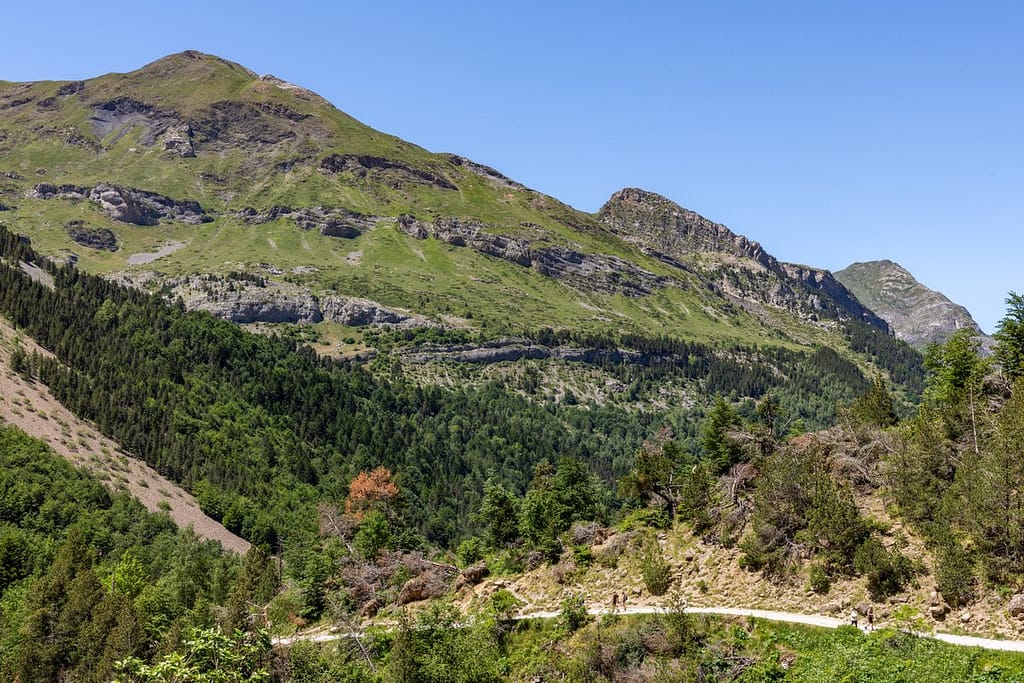 Uitzicht wandeling naar Cirque de Gavarnie