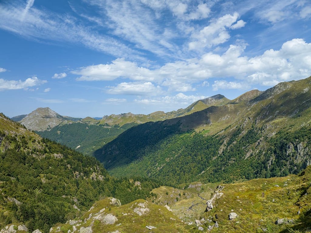Plateau de Garbettou gezien vanaf stang du Garbet