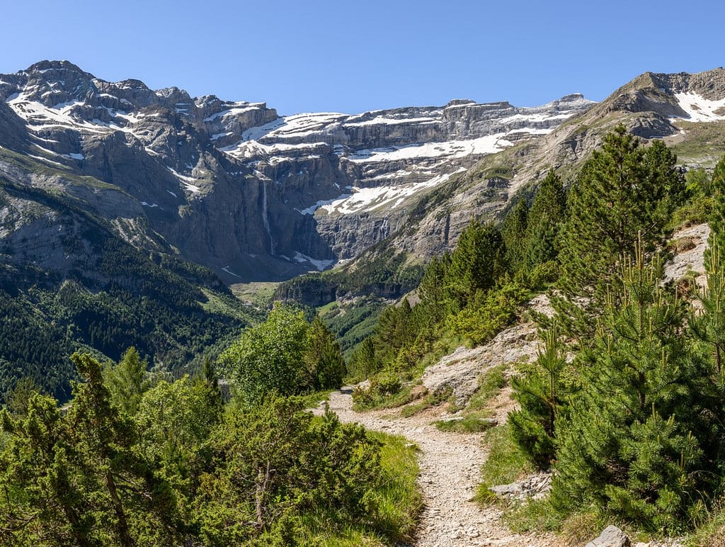 Uitzicht wandeling naar Cirque de Gavarnie