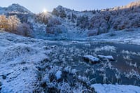 Étang de Labant, Pyreneeën, département Ariège