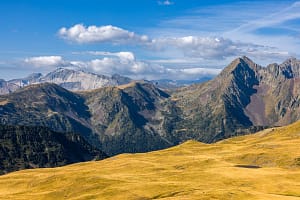Pic de Troumouse en Pic de Bugalet. Hautes-Pyrénées