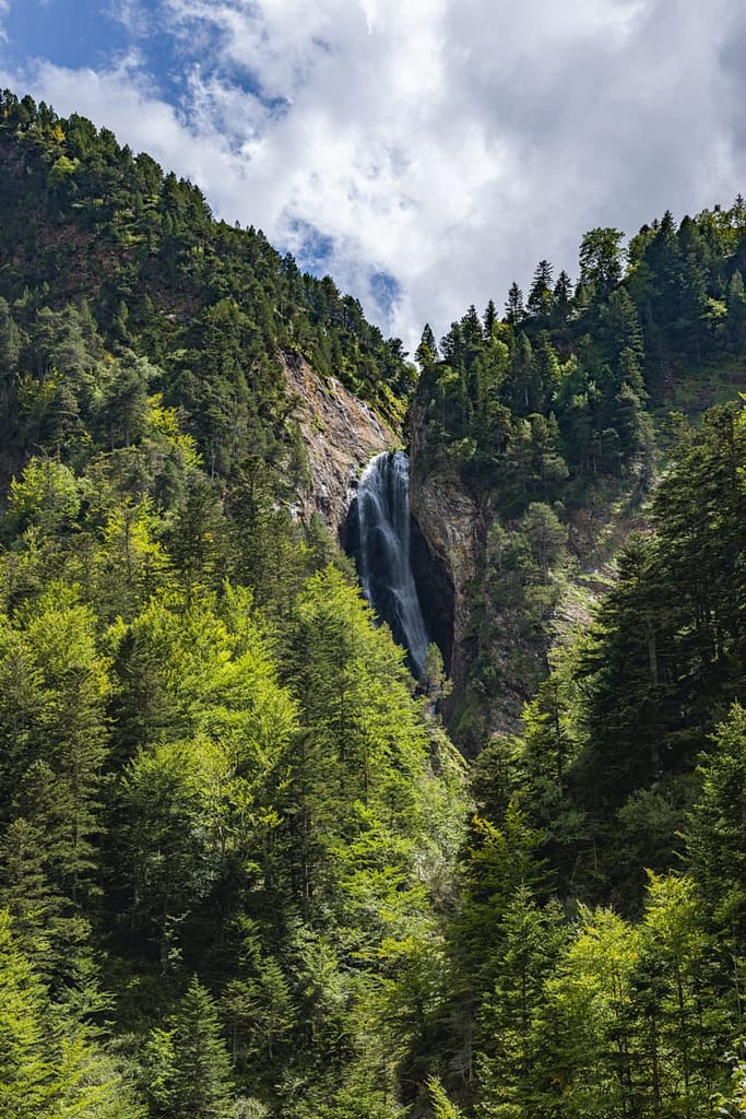Waterval in Vallée de Lesponne