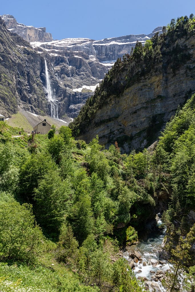 Uitzicht wandeling naar Cirque de Gavarnie