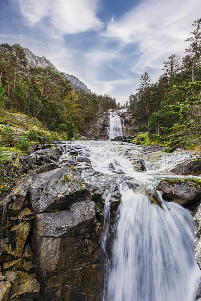 Waterval bij Pont d'Espagne