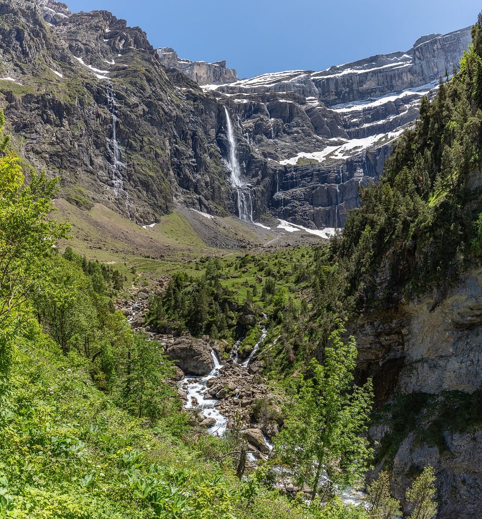 Uitzicht wandeling naar Cirque de Gavarnie